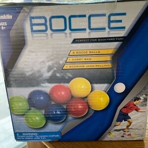 Franklin Bocce Ball Set 8 Bocce Balls 1 Scoring Jack Pallino 1 Carry Bag